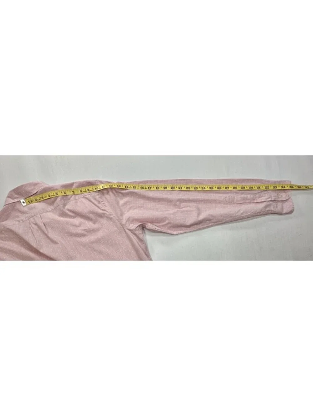 J Crew Classic Stretch Polka Dot Oxford Button Up Pink Men M